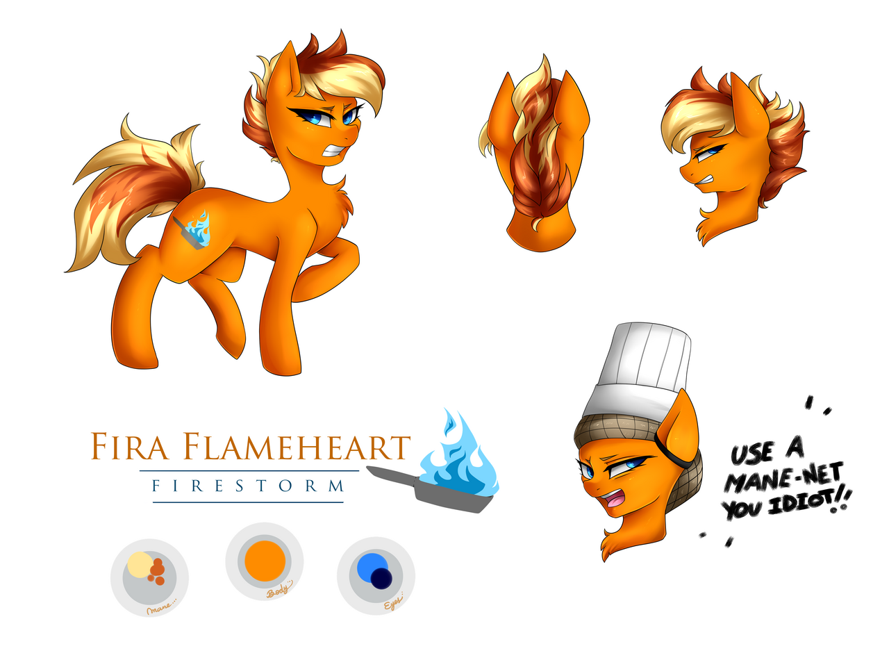 Fira Flamehearts reference sheet