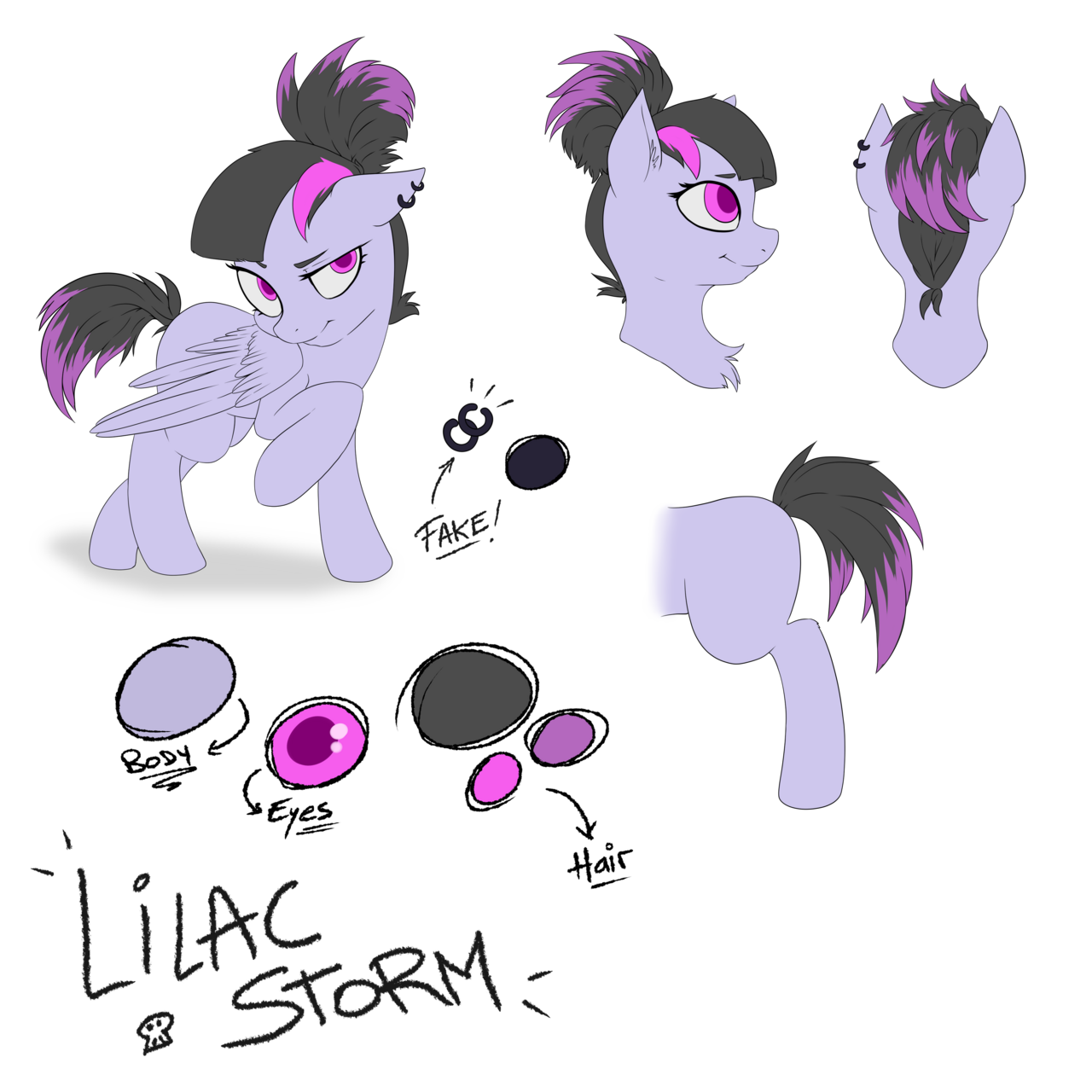 Lilac Storms reference sheet (flat color)